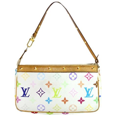 louis vuitton purse white rainbow|Louis Vuitton monogram canvas bag.